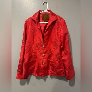 Women Of The Wild West Vintage Rare One Of A Kind Red Jacket